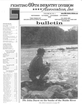 The Fighting 69Th Infantry Division Association, Inc. Vol. 60 No. 1 Sep-Dec 2006