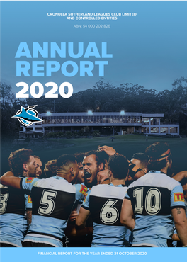 2020 Annual Report Take a Look at the 2020 Annual Report For
