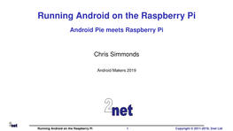 Running Android on the Raspberry Pi