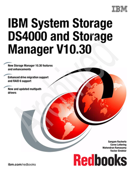 IBM System Storage DS4000 and Storage Manager V10.30