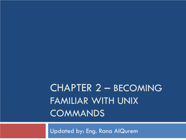 Introducing UNIX