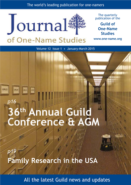 36Th Annual Guild Conference &
