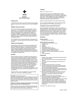 Anti-Fya Blood Grouping Reagent Do Not Use Beyond Expiration Date