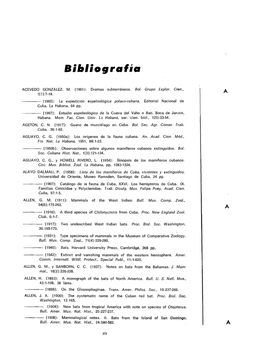 1979 Silva Los Murcielagos De Cuba Biblio.Pdf