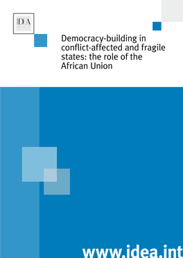 Democracy-Building in Conflict-Affected and Fragile States: the Role of the African Union