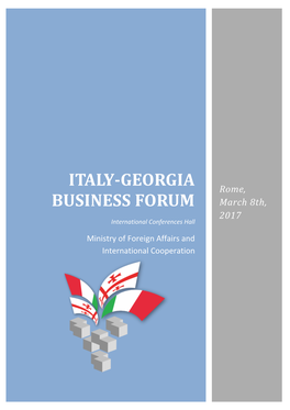 Italy-Georgia Business Forum