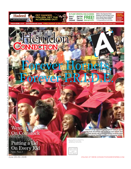 Herndon High School Class of 2018 Look up Toward the Stands to Spot Family and on Comstock Friends During the Commencement Program Held