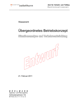 Betriebskonzept Wasseramt 2