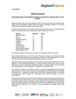 Media Release