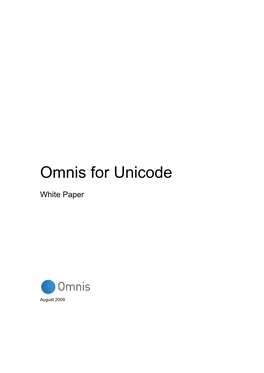 Omnis for Unicode