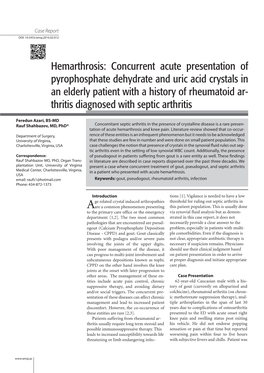 Hemarthrosis