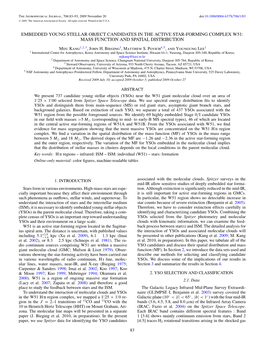 Embedded Young Stellar Object Candidates in the Active Star-Forming Complex W51: Mass Function and Spatial Distribution