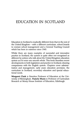 Education in Scotland