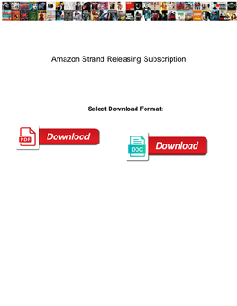 Amazon Strand Releasing Subscription