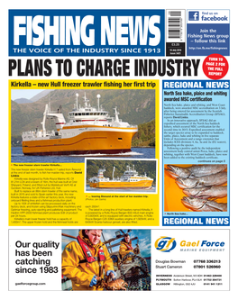 Join the Fishing News Group – Follow This Link £3.25 Shingnews 19 July 2018 Issue: 5421