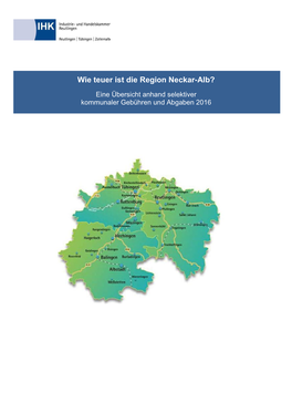 Wie Teuer Ist Die Region Neckar-Alb?