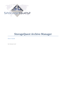 Storage Quest Optical Volume Manager