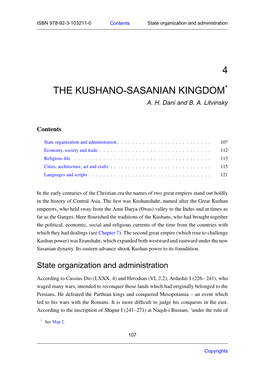 4 the Kushano-Sasanian Kingdom