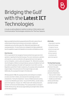 Bridging the Gulf with the Latest ICT Technologies