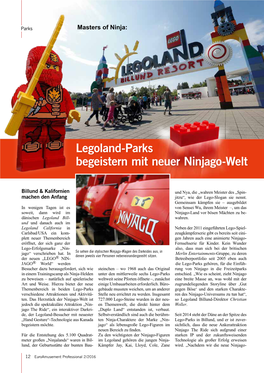 Legoland-Parks Begeistern Mit Neuer Ninjago-Welt