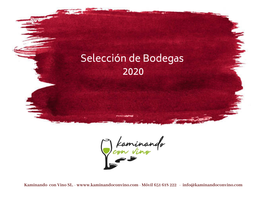 Selección De Bodegas 2020