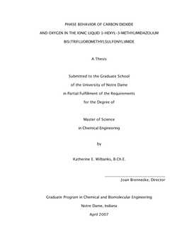 Phase Behavior of Carbon Dioxide