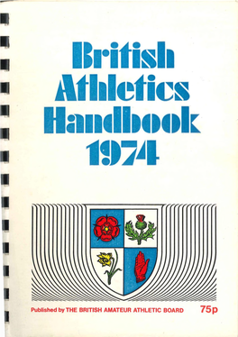 British Athletics Handhook 1974