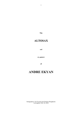 Download the Alto Saxophone of Andre Ekyan