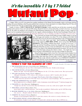 MUTANT POP Big Catalog