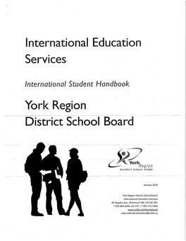 International Education Services York Region District School Board