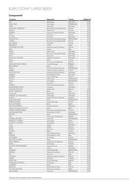 Euro Stoxx® Large Index