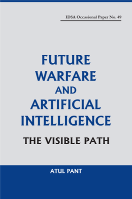 Future Warfare and Artificial Intelligence