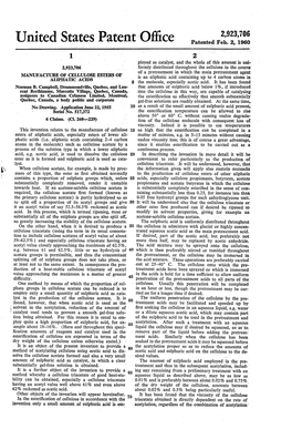 United States Patent Office Patented Feb