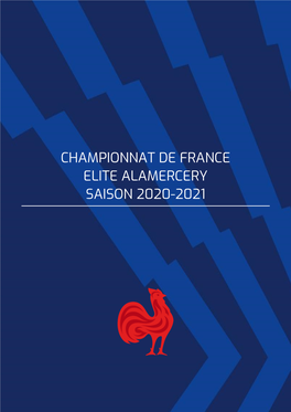 Championnat De France Elite Alamercery Saison 2020-2021