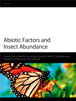 Abiotic Factors and Insect Abundance