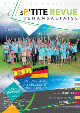 Venansoh ! 2018 Les Jumelages Villaescusa Et Kusterdingen