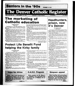 The Denver Catholic Reglister VOL