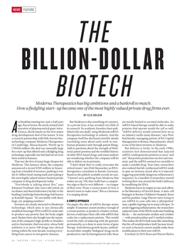 Moderna Therapeutics Has Big Ambitions and a Bankroll to Match