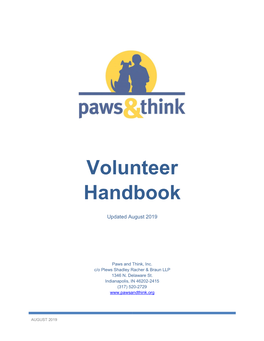 Volunteer Handbook