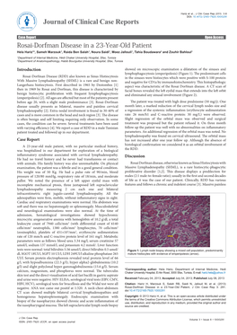 Rosai-Dorfman Disease in a 23-Year-Old Patient