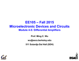 Module 4-5-Differential Amplifiers