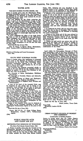 4298 the LONDON GAZETTE, 9Ra JUNE 1961