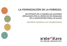 Estudio Feminización Pobreza Parcial Gorbeialdea-V.2019