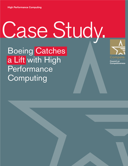 Boeing Catches a Lift with High Performance Computing 1 High Performance Computing Case Study