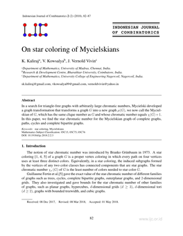 On Star Coloring of Mycielskians