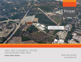 Falls Lake Retail Land Flyer