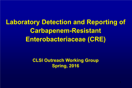 Effective Reporting of Antimicrobial Susceptibility Test Results