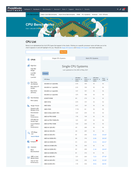 CPU Benchmarks Video Card Benchmarks Hard Drive Benchmarks RAM PC Systems Android Ios / Iphone