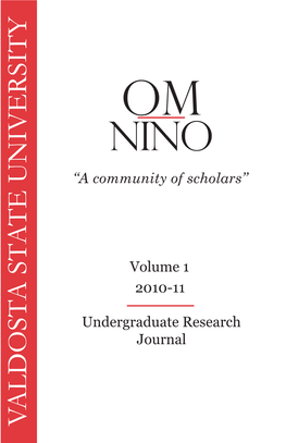 OMNINO Undergraduate Research Journal