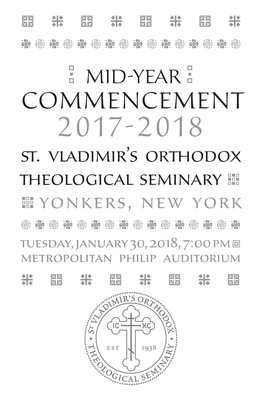 Commencement Program